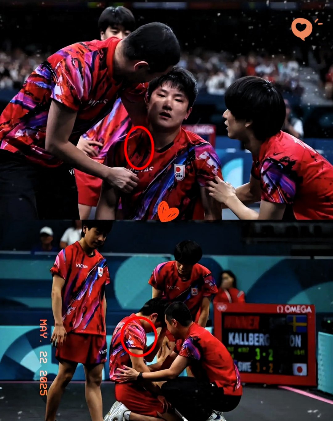 中国队绝杀瑞典队，张本智和点燃赛场